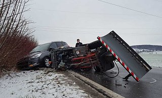Beide Fahrzeuge wurden bei dem Unfall zerstört. - David Schellenberg