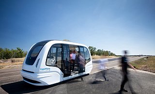 Weltweit wird an Mobilitätskonzepten gearbeitet, bei denen autonome Fahrzeuge, wie hier vom ZF-Konzern, eine Rolle spielen. In Bad Lippspringe könnten sie ein gravierendes Verkehrsproblem lösen, falls das City-Outlet kommt. - ZF Friedrichshafen AG
