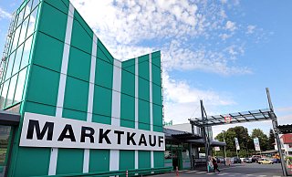 Der Marktkauf in Herford: Hier kam es zu der Tat. - Frank-Michael Kiel-Steinkamp