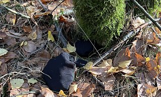 Solche Säckchen finden Spaziergänger in den Wäldern südlich von Stukenbrock-Senne und bei Hövelhof. Sie sind etwa faustgroß und in den meisten Fällen zugeknotet. - privat
