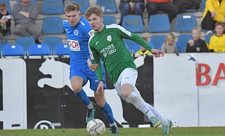 Markus Esko hat den Vorwärtsgang drin. Hier stürmt er im Spiel gegen Lotte, in dem er sein erstes Oberliga-Tor erzielte. - Jens Dünhölter