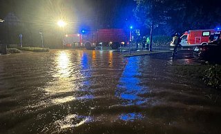 Die Feuerwehr Borgentreich war mit 86 Einsatzkräften zehn Stunden im Einsatz. - Feuerwehr Borgentreich
