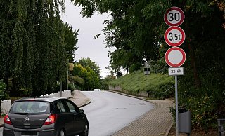 An der Weingartenstraße gilt es bereits - könnte flächendeckend Tempo 30 in Lübbecke funktionieren? - Sonja Vollmer
