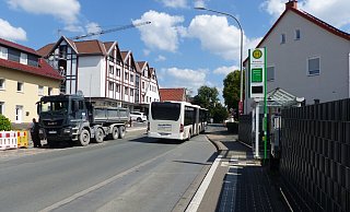 Die Haltestelle Kreuzricke im Nordborchener Ortskern wird vom 18. August an nicht mehr bedient. - Jochem Schulze