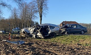 An beiden Fahrzeugen entstand Totalschaden. - Thorsten Heß