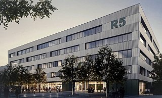 Im Gebäude R5 (Visualisierung) sollen ab dem vierten Quartal 2024 Mediziner und Biologen unterrichtet werden. - Universität Bielefeld