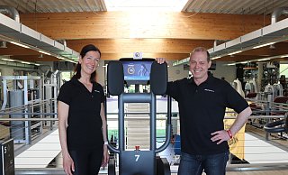 Silke Peukert und Jens Möllmann betreiben ihr Fitnessstudio inzwischen seit zehn Jahren in ihrem eigenen Gebäude an der Rathausstraße. - Judith Gladow