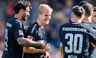 Adriano Grimaldi (l.) und Mattes Hansen (M.) stehen gegen Nürnberg in der SCP-Startelf. Florent Muslija fehlt dagegen. - Imago Images