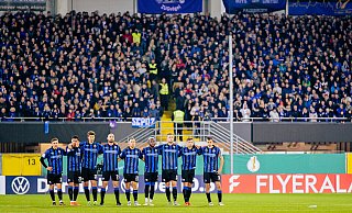 Per Elfmeterschießen gelang den SCP-Spielern der Sieg über Werder Bremen. Nun wollen sie im Pokal auch gegen Stuttgart überraschen. - BESIM MAZHIQI