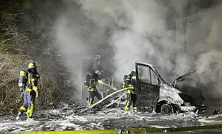 Feuerwehreinsatz in Bielefeld. - Charlotte Mahncke