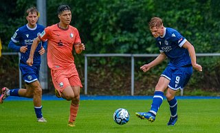 Henrik Koch (r.) traf zum 1:1 gegen Bochum. - Andreas Zobe Henrik Koch (r.) traf zum 1:1 gegen Bochum. - Andreas Zobe