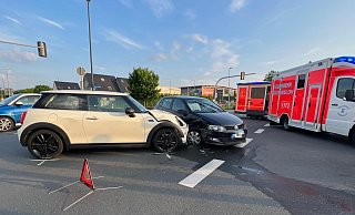 Auf der B61 in Gütersloh hat es eine Kollision gegeben. - Thorsten Heß