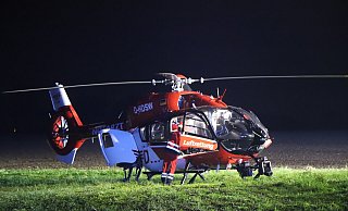 Der Hubschrauber flog den 15-Jährigen in ein Krankenhaus. - Charlotte Mahncke