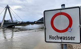 In Höxter muss erneut mit einem höheren Pegel der Weser gerechnet werden. - David Schellenberg