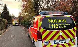 Zwillinge sind bei einem Brand in Bielefeld verletzt worden. - Paul Brinkmann