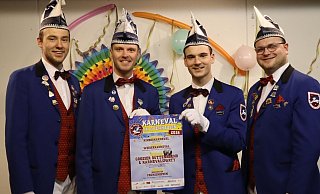 Das Foto zeigt Simon Wöstefeld (v. l.), Lukas Wöstefeld, Moritz Wöstefeld und Jonas Behrenberg. - x