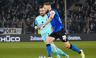 Arminia Bielefeld schlägt 1860 München 2:0. - Andreas Zobe