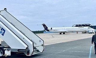 Die Lufthansa-Flüge von Paderborn/Lippstadt nach München werden von einem 90-sitzigen Jet durchgeführt. - Jens Reddeker