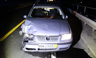 Der VW Bora der Unfallflüchtigen. - Polizei