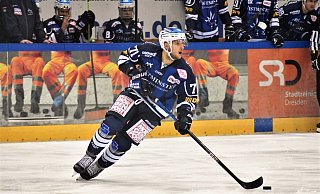 Ab der kommenden Saison für den Herforder EV am Puck: Elvijs Biezais. - Dresdner Eislöwen Claudia Bergs