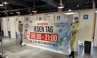 In der Eventhalle der Diskothek ist ab sofort ein Schnelltestzentrum. - Sven Kohrs