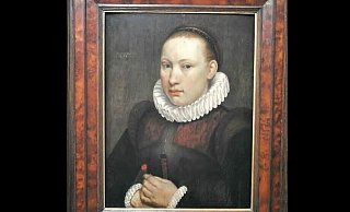 Das gestohlene "Portrait einer jungen Frau" des Malers Pieter Aertsen. Es entstand um 1561. - Polizei