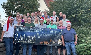 Der Vorstand und die Mitglieder des neuen Vereins „Weihnachten in Levern e. V.“ freuen sich schon auf den beliebten Markt. - Weihnachten in Levern e. V.