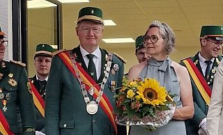 Otto und Andrea Klabes sind das neue Königspaar in Bentfeld. - Schützen Bentfeld