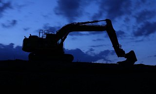Der Bagger stand unverschlossen auf einer Baustelle in Höxter. - Pixabay