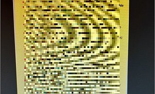 Da auf dem Flyer krude, irreführendes und falsche Informationen stehen, wurde er gepixelt. - Privat