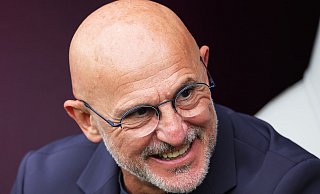 Spaniens Trainer Luis de la Fuente. - Christian Charisius/dpa