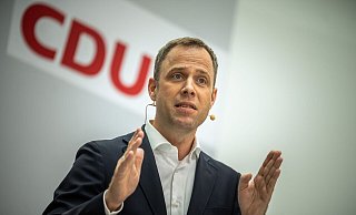 CDU-Generalsekretär Mario Czaja fordert in der Debatte um das Heizungsgesetz zu weniger Tempo auf. - Michael Kappeler/dpa
