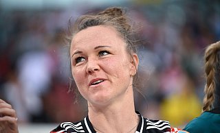 Marina Hegering beendet ihre Karriere im Nationalteam. - Sebastian Christoph Gollnow/dpa