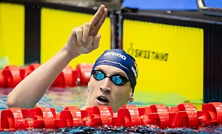 Als Olympiasieger und Weltrekordhalter zur WM: Lukas Märtens will wieder angreifen. - Christoph Soeder/dpa
