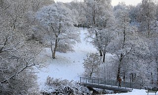 Im Bergland von NRW soll mit fünf bis zehn Zentimetern Schnee zu rechnen sein. - AFP (Symbolfoto)