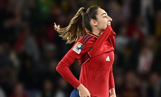 Spaniens Siegtorschützin Olga Carmona erfuhr erst nach dem WM-Finale vom Tod ihres Vaters. - Steve Markham/AP/dpa