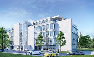 In unmittelbarer Nähe zum Westend-Carée in Paderborn entsteht dieses neue Bürogebäude. - K&V – König Architekten und Ingenieure In unmittelbarer Nähe zum Westend-Carée in Paderborn entsteht dieses neue Bürogebäude. - K&V – König Architekten und Ingenieure