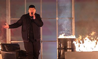 Isaak aus Deutschland geht mit dem Titel "Always On The Run" ins Rennen. - Jens Büttner/dpa