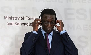 Ministerpräsident Amadou Ba war zuvor unter anderem Senegals Wirtschafts- und Außenminister. - Andrew Caballero-Reynolds/Pool AFP/dpa