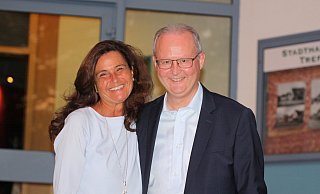Bürgermeister und Gattin: Hubertus und Marion Grimm. - Torsten Wegener