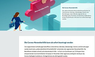 Die Anträge auf November-Hilfe können seit dem 25. November gestellt werden. - Nicole Bliesener