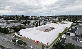 Eines der Riesen-Projekte, das die Stadt finanzieren muss: der Neubau der Hauptfeuerwache zwischen Eckendorfer und Herforder Straße. - Felix Brenneke/Stadt Bielefeld