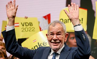 Bundespräsident Alexander Van der Bellen bleibt im Amt. - Theresa Wey/AP/dpa