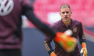 Wird mit der Nummer eins auf dem Trikot auflaufen: DFB-Torwart Marc-André ter Stegen. - Jan Woitas/dpa