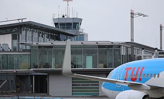 Am Airport Paderborn/Lippstadt gibt es derzeit kaum Abflüge und Ankünfte. - Jens Reddeker