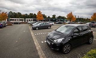 Der größte Park-and-Ride-Platz in Bielefeld: In Milse stehen 260 Plätze zur Verfügung. - Oliver Krato