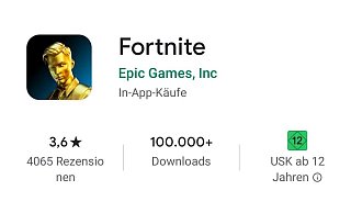Den beliebten Multiplayer-Shooter "Fortnite" gibt's jetzt auch im Google Play Store. - Screenshot: Svenja Ludwig
