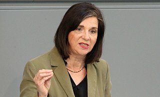 Katrin Göring-Eckardt zog mit einem Beitrag bei X enorm viel Kritik auf sich. - Wolfgang Kumm/dpa