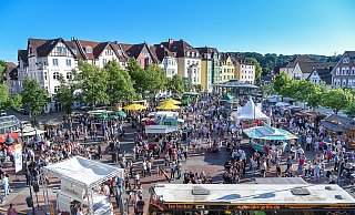 Das Craft Beer und Food Truck Festival belebt den Siegfriedplatz auf seine Art. - Christian Weische