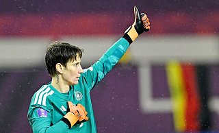 Zukunft im DFB-Trikot weiter offen: Ann-Katrin Berger. - Uwe Anspach/dpa